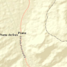 Pianu de Sus Street Map
