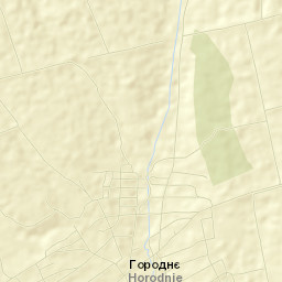 Horodnye Street Map