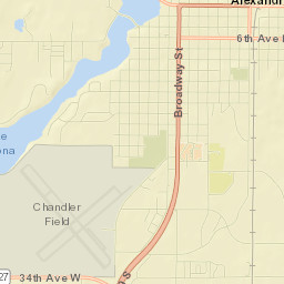 Alexandria Street Map