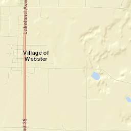 Burnett County Street Map