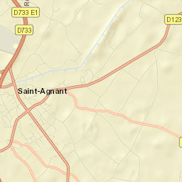 Saint-Agnant Street Map