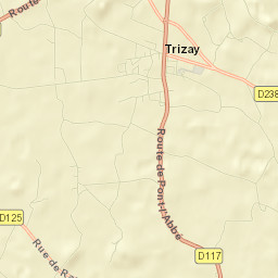 Trizay Street Map