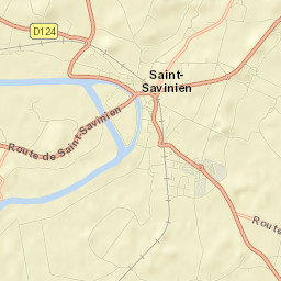 Saint-Savinien Street Map