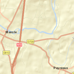 Mansle Street Map