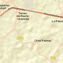 Roumazières-Loubert Street Map