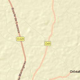 Orléat Street Map