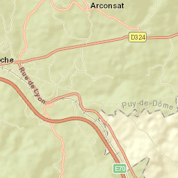 Chabreloche Street Map