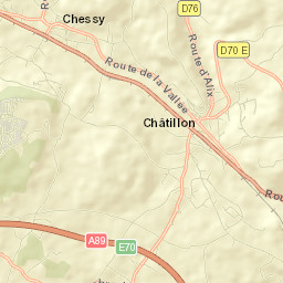Chessy Street Map