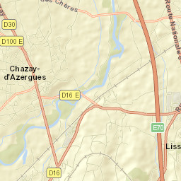 Les Chères Street Map