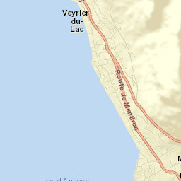 Menthon-Saint-Bernard Street Map