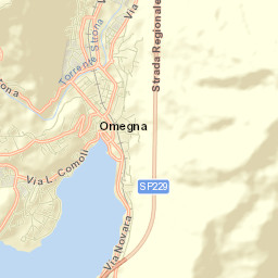 Omegna Street Map
