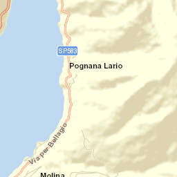 Pognana Lario Street Map