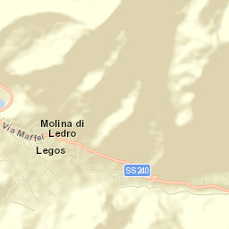 Molina di Ledro Street Map
