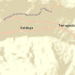 Terragnolo Street Map