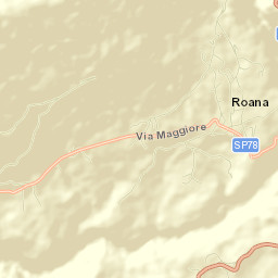 Roana Street Map