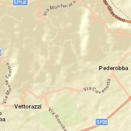 Pederobba Street Map