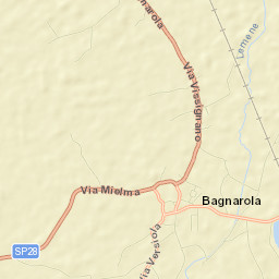 Bagnarola Street Map