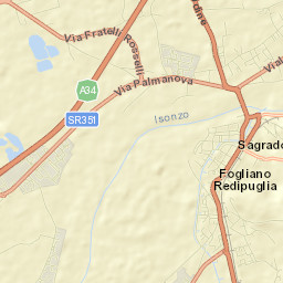Fogliano Street Map