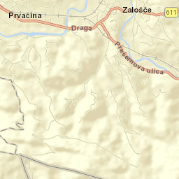 Prvačina Street Map