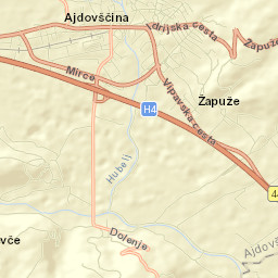 Ajdovščina Street Map