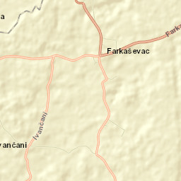 Farkaševac Street Map