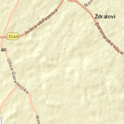 Brezovac Street Map