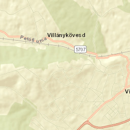 Villány Street Map