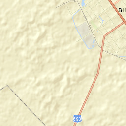 Biled Street Map