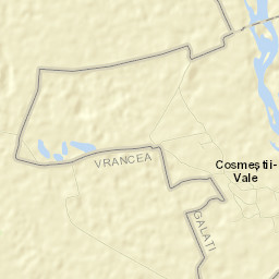 Cosmeștii-Vale Street Map