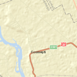 Cosmeşti Street Map