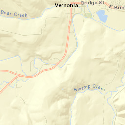 Vernonia Street Map