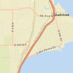 Gladstone Street Map
