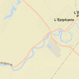 L'Épiphanie Street Map