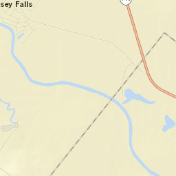 Kingsey Falls Street Map