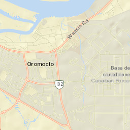 Oromocto Street Map
