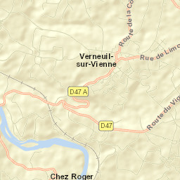 Verneuil-sur-Vienne Street Map