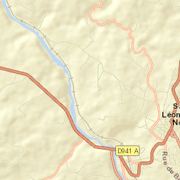Saint-Léonard-de-Noblat Street Map