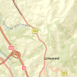 Limonest Street Map