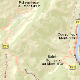 Couzon-au-Mont-d’Or Street Map
