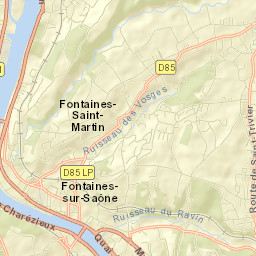 Cailloux-sur-Fontaines Street Map