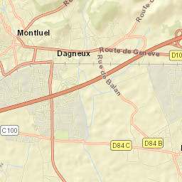 Montluel Street Map