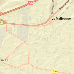 Balan Street Map