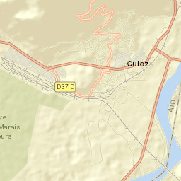 Culoz Street Map