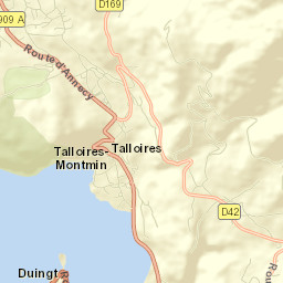 Talloires Street Map