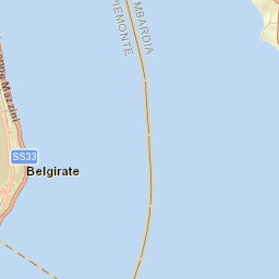 Belgirate Street Map