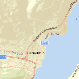 Cernobbio Street Map
