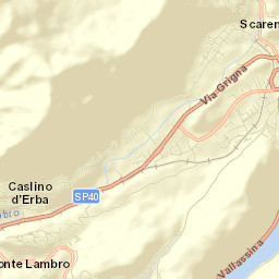 Canzo Street Map