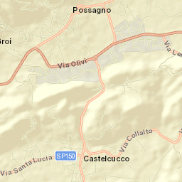 Possagno Street Map