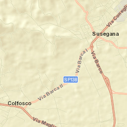 Susegana Street Map