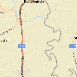 Portobuffolè Street Map